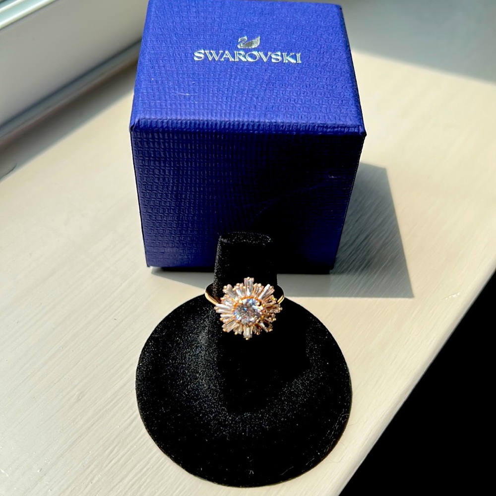 Swarovski Sunshine ring.